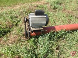 MJM auger, 6inx20ft with Sears electric motor, 115v, 1ph