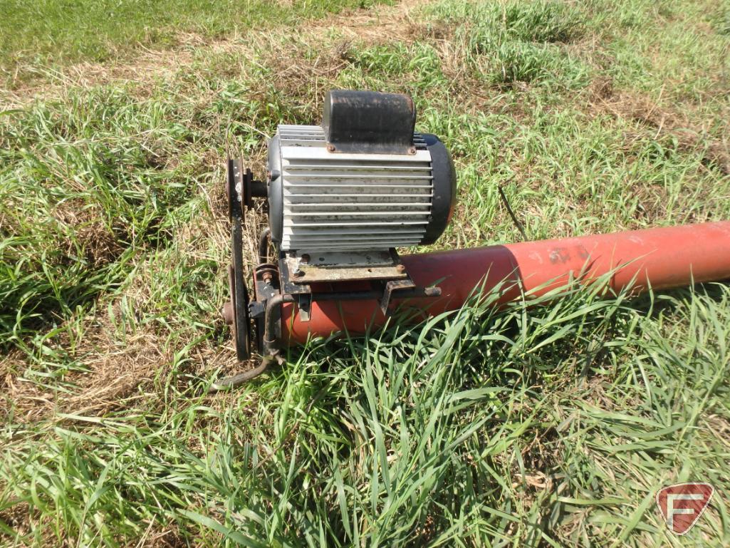 MJM auger, 6inx20ft with Sears electric motor, 115v, 1ph
