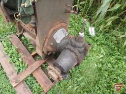 LeRoi 4 cylinder gas engine model D226P3 stationary engine with chain drive
