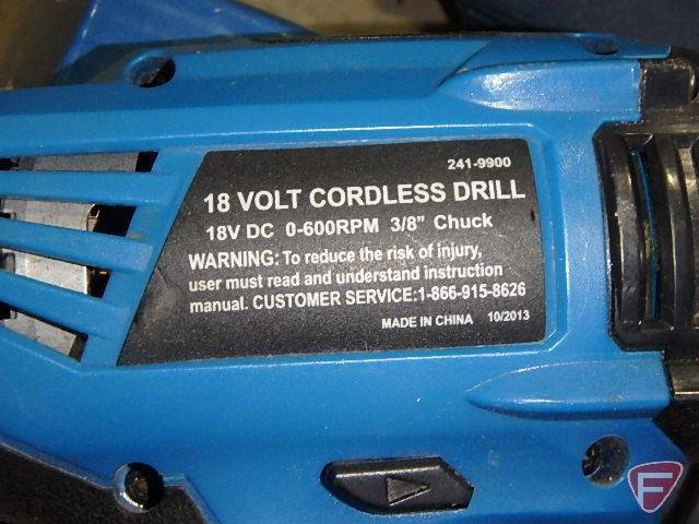 Altocraft 18v cordless drill with charger and battery and HDC 3" electric planer