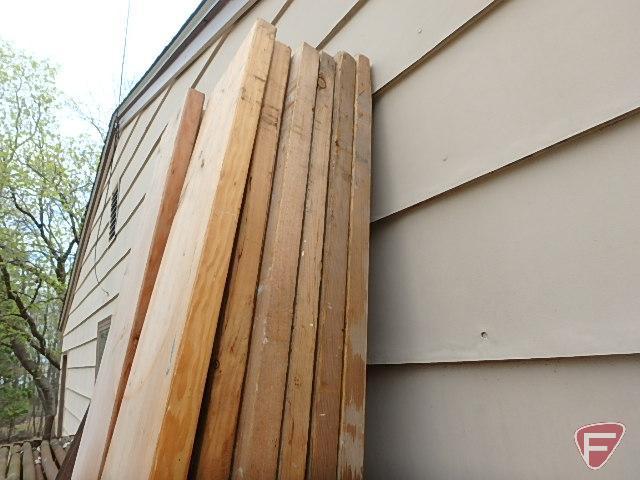 Scaffolding: (9) 5'x5' frames, 8' cross arms, (13) 2"x10"x8' wood planks