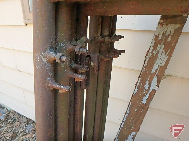 Scaffolding: (9) 5'x5' frames, 8' cross arms, (13) 2"x10"x8' wood planks
