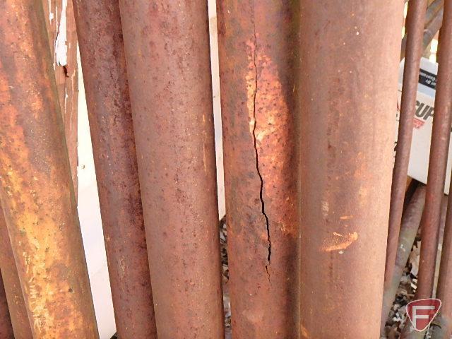 Scaffolding: (9) 5'x5' frames, 8' cross arms, (13) 2"x10"x8' wood planks