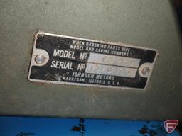 Johnson 6HP outboard boat motor, model CD-24D, sn J278636