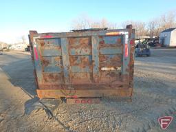 16' Gravel box with hoist cylinder