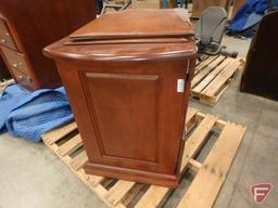 Creative Ideas wood 2-piece L-shaped desk with drawers, some drawers locked