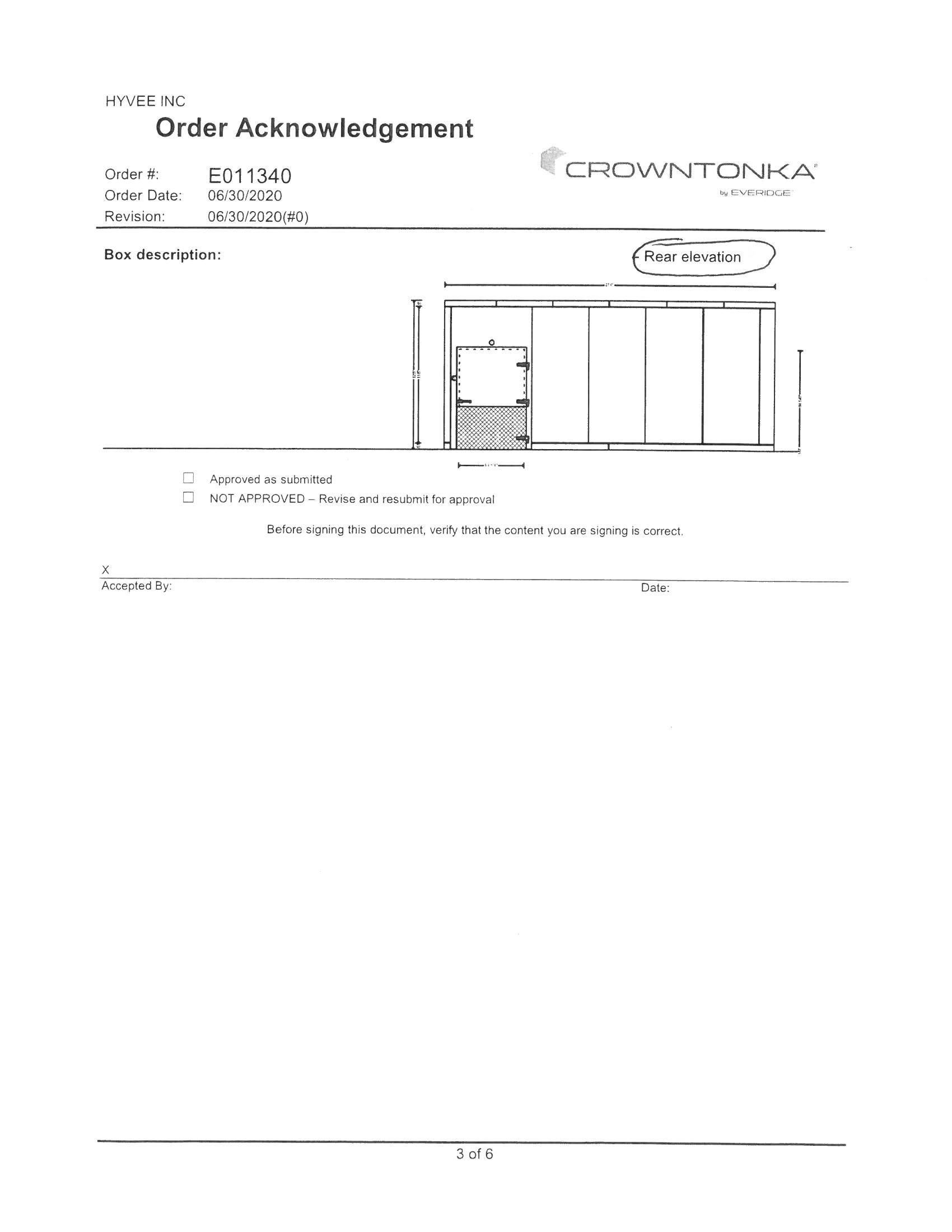 Crowntonka by Everidge wood rail walk-in freezer with floor
