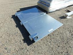 Crowntonka by Everidge wood rail walk-in freezer with floor