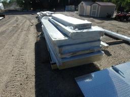 Crowntonka by Everidge wood rail walk-in freezer with floor
