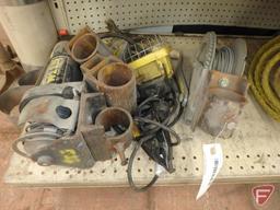 Manual crank winch, 1000lb Superwinch W115 electric winch with controller, pn 1401