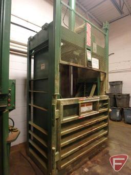 PTR Baler and compactor, serial # 00-4092, model # 3400HD **SEE REQUIRED RIGGING INFORMATION BELOW**