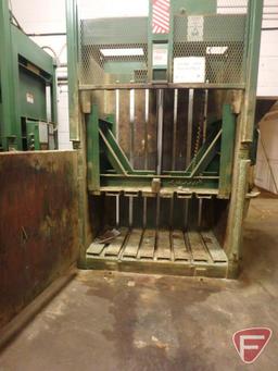 PTR Baler and compactor, serial # 00-4092, model # 3400HD **SEE REQUIRED RIGGING INFORMATION BELOW**