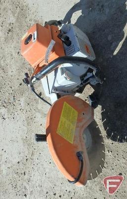 2016 Stihl T5760 gas chop saw, sn 360284285