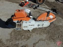 2016 Stihl T5760 gas chop saw, sn 360284285