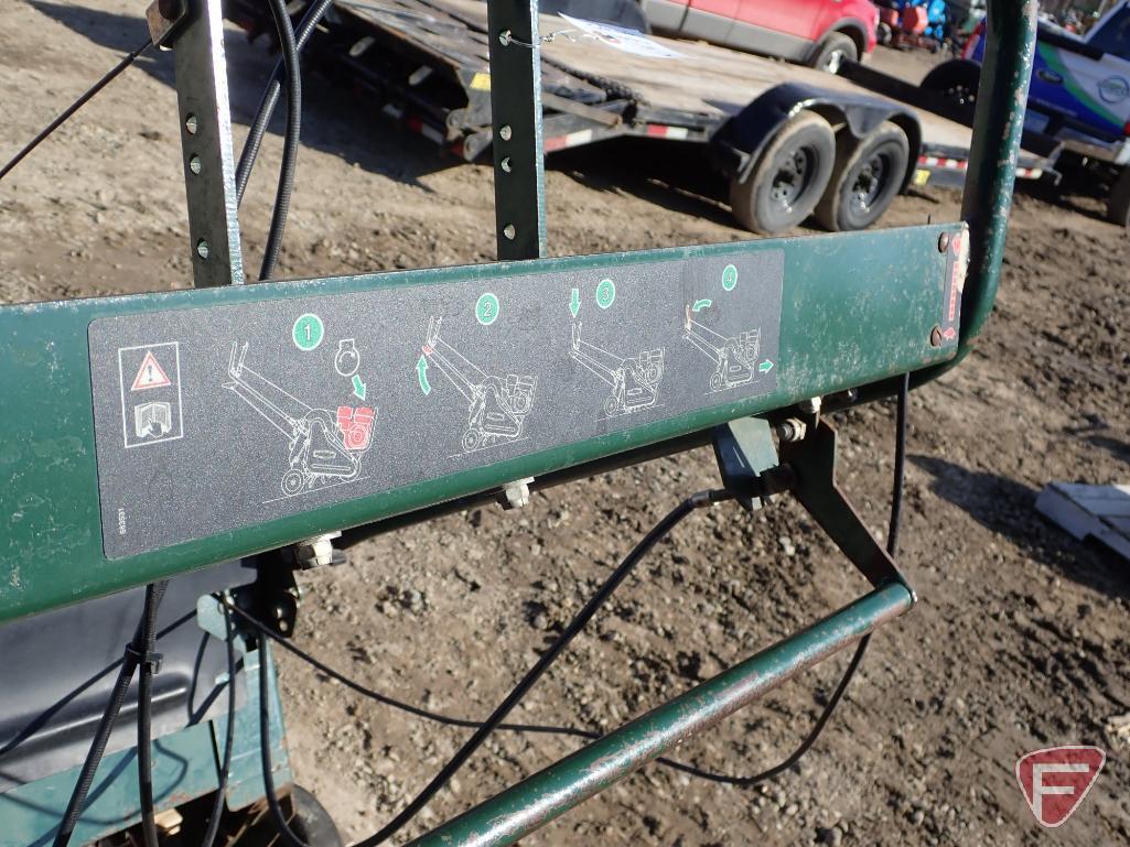 Turfco walk behind core aerator, Honda GX120 gas engine, model 85370, E0013