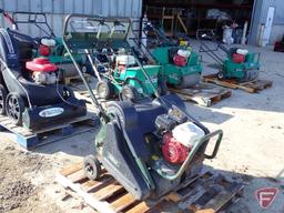 Turfco walk behind core aerator, Honda GX120 gas engine, model 85370, E0013