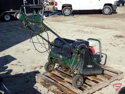 Turfco walk behind core aerator, Honda GX120 gas engine, model 85370, E0013