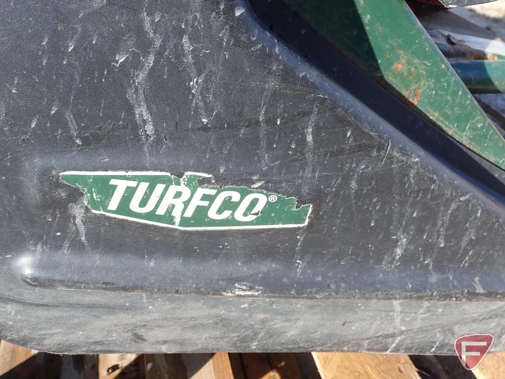 Turfco walk behind core aerator, Honda GX120 gas engine, model 85370, E0013