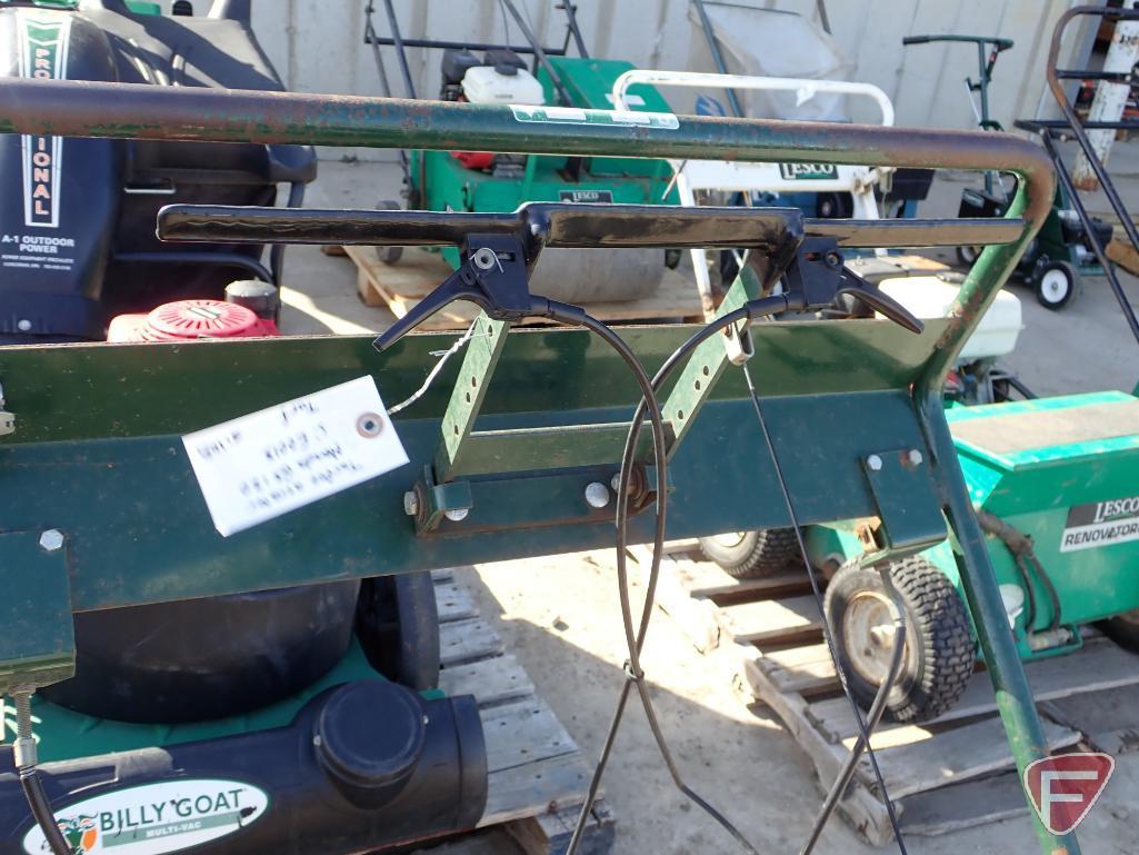 Turfco walk behind core aerator, Honda GX120 gas engine, model 85370, E0013