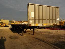 2004 Utility  Tandem Axle Flatbed Trailer (48' x 102") GVWR 80,000 lbs, Adj