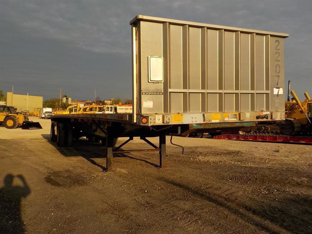 2004 Utility  Tandem Axle Flatbed Trailer (48' x 102") GVWR 80,000 lbs, Adj
