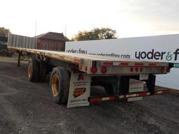 2004 Utility  Tandem Axle Flatbed Trailer (48' x 102") GVWR 80,000 lbs, Adj