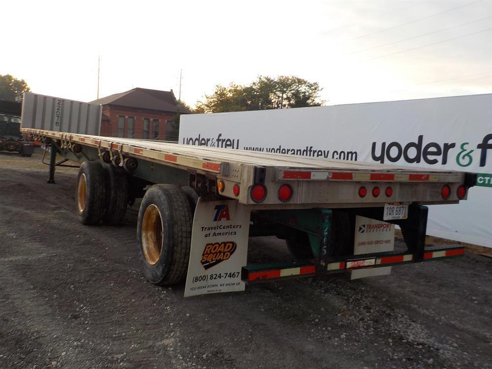 2004 Utility  Tandem Axle Flatbed Trailer (48' x 102") GVWR 80,000 lbs, Adj