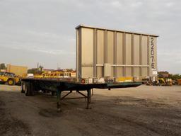 2004 Utility  Tandem Axle Flatbed Trailer (48' x 102") GVWR 80,000 lbs, Adj