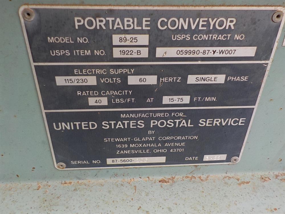 Static conveyor Serial: 2927-10
