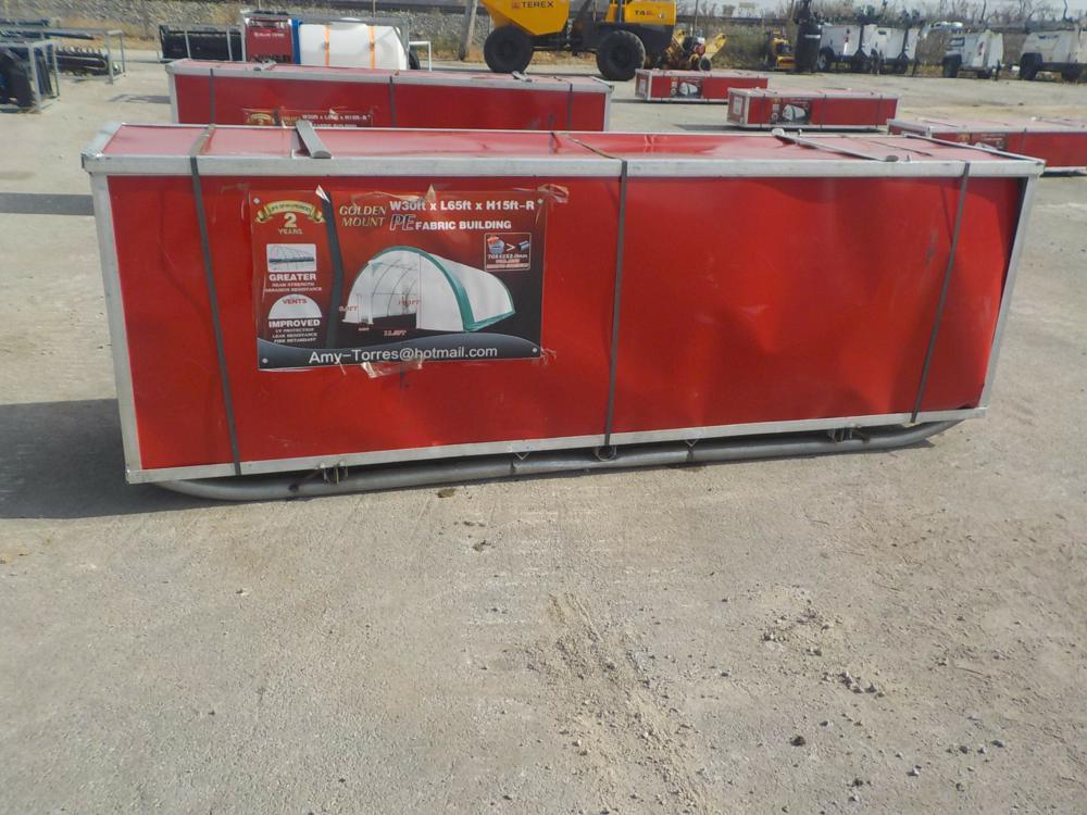 Golden Mount S306515R PE Dome Storage Container 30' x 65' x 15' - Unused