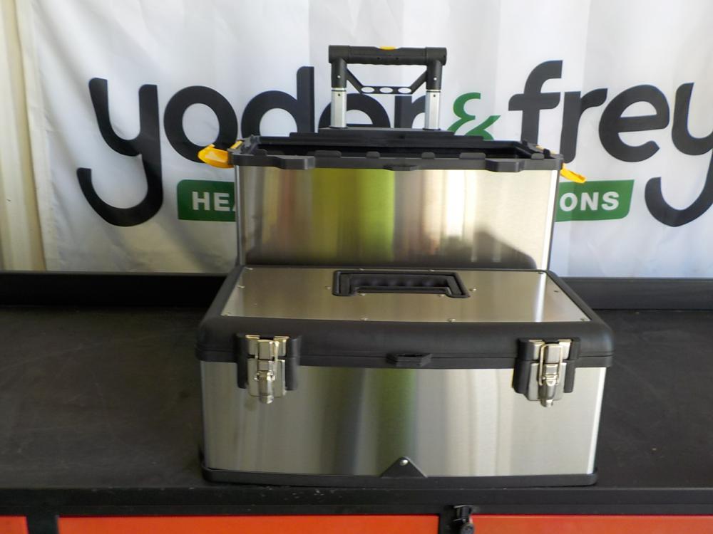 Stainless Steel Roll Around Tool Box - Unused
