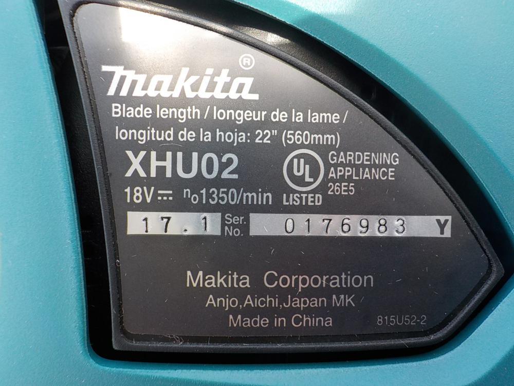 Makita XHU02Z 18V LXT Hedge Trimmer (Tool Only) - 1 Yr Factory Warranty
