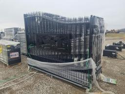 Greatbear  20' Animal Print Bi-Parting Iron Gate - Unused