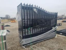 Greatbear  20' Animal Print Bi-Parting Iron Gate - Unused