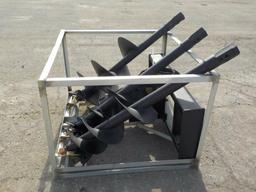 Greatbear  Auger to Suit Skid Steer c/w 3 Auger Bits - Unused