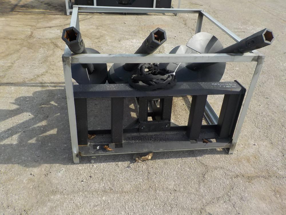 Greatbear  Auger to Suit Skid Steer c/w 3 Auger Bits - Unused