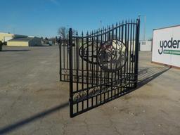 Great Bear  20' Bi-Parting Gate c/w Animal Print - Unused