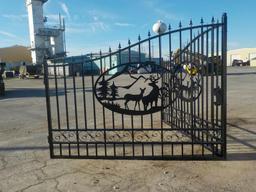 Great Bear  20' Bi-Parting Gate c/w Animal Print - Unused