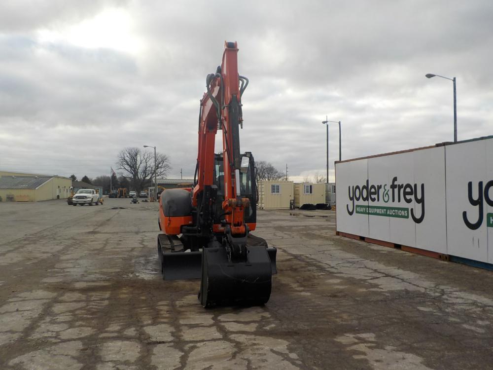 2016 Kubota KX080-4 Excavator c/w Cab, A/C, Rubber Tracks, Blade, Swing Boo