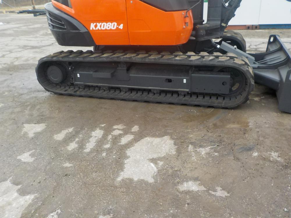 2016 Kubota KX080-4 Excavator c/w Cab, A/C, Rubber Tracks, Blade, Swing Boo