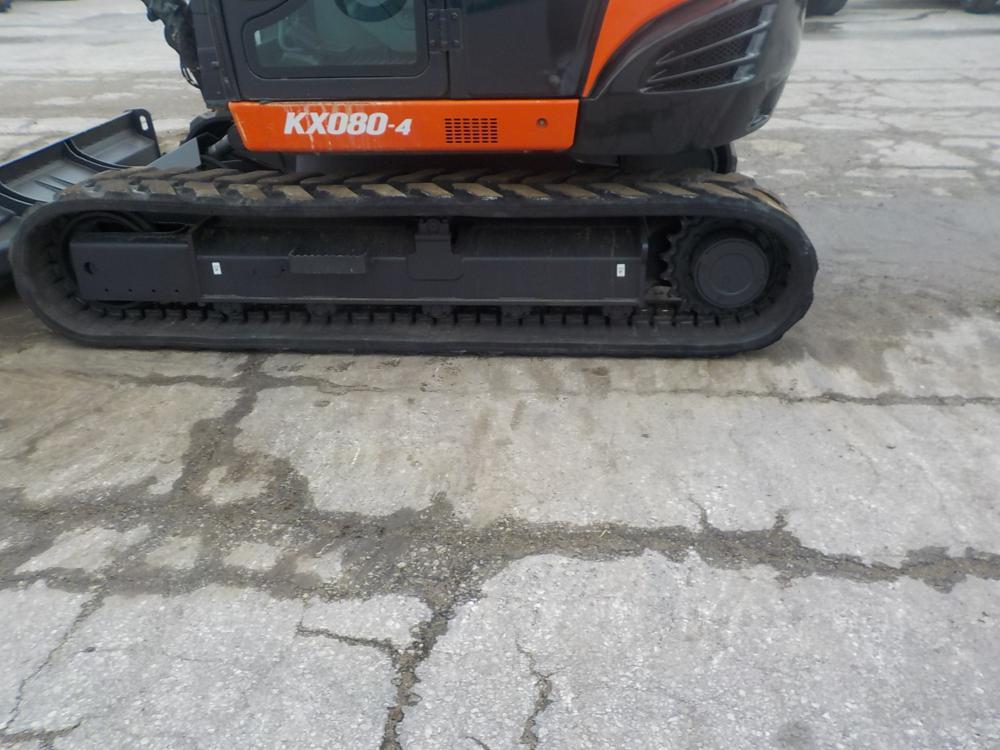 2016 Kubota KX080-4 Excavator c/w Cab, A/C, Rubber Tracks, Blade, Swing Boo