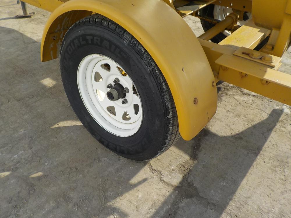 CH&E 6" Waterpump c/w Single Axle Trailer, Perkins 4 Cyl Diesel Engine