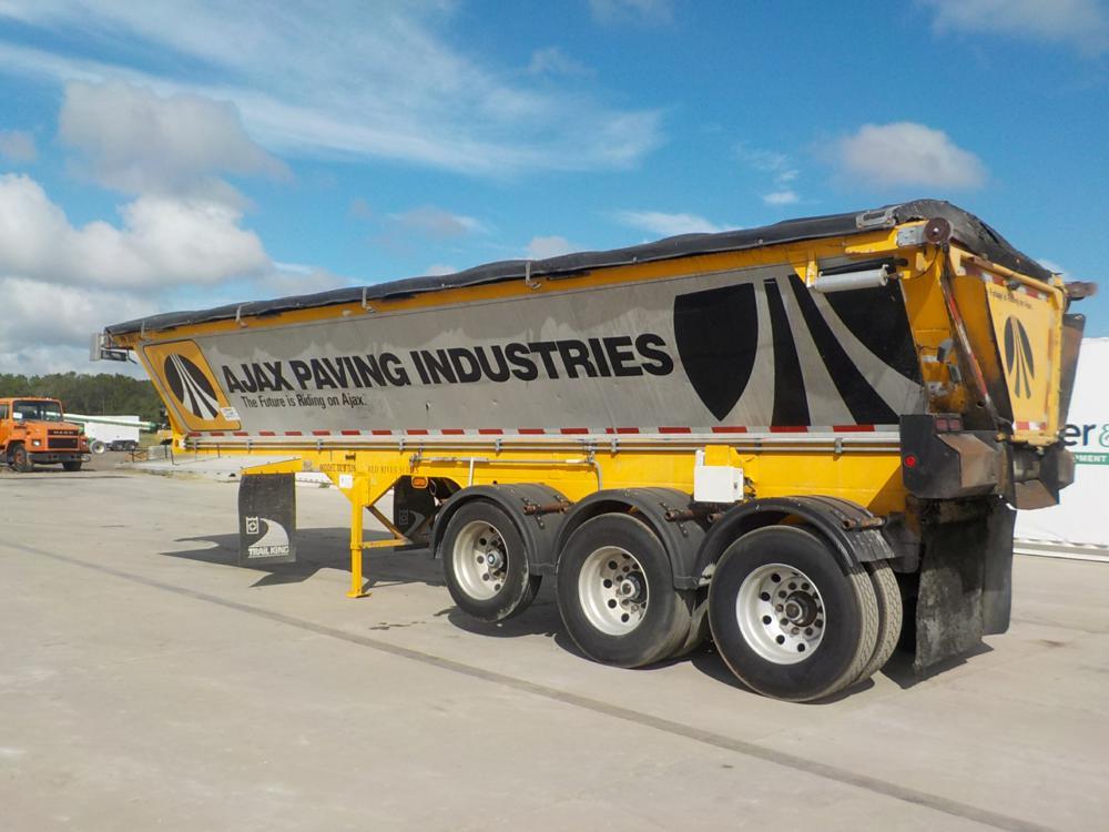 2007 Trailking OLB 326 30' Tri Axle Live Bottom Trailer c/w Side Dump, Rele