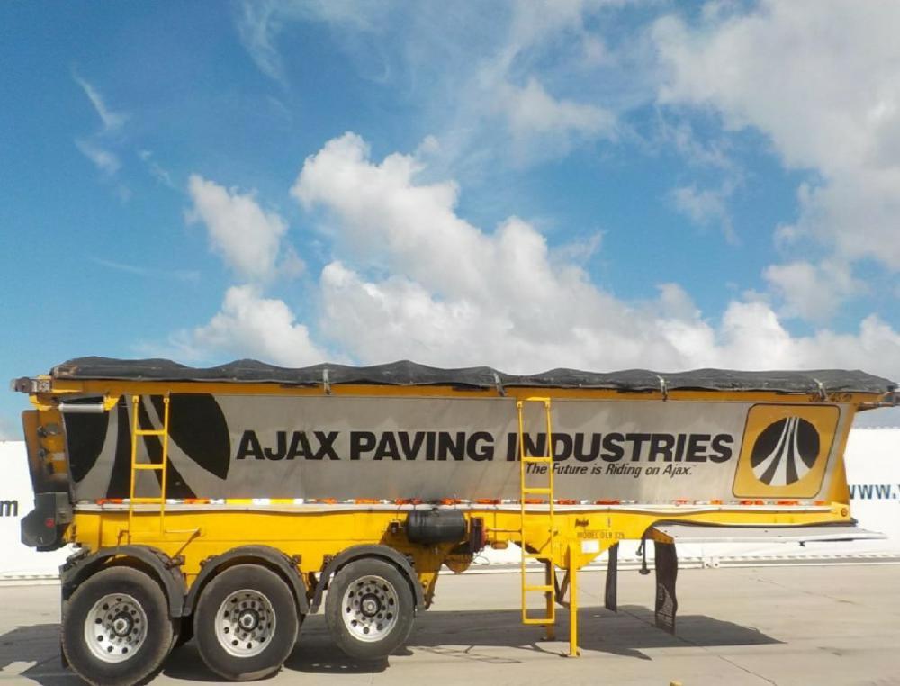 2007 Trailking OLB 326 30' Tri Axle Live Bottom Trailer c/w Side Dump, Rele