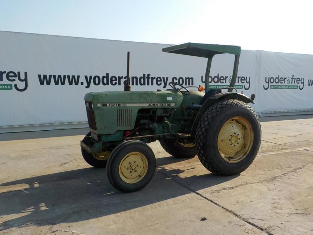 John Deere 1050 2WD Tractor c/w Canopy, 3 Point Hitch, 37HP, PTO, Front Tir