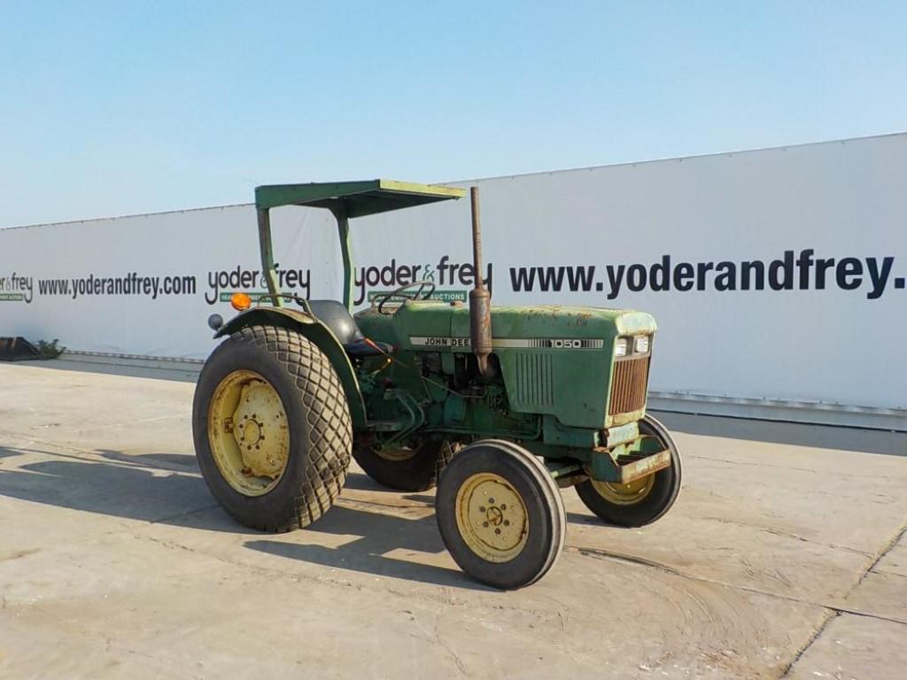 John Deere 1050 2WD Tractor c/w Canopy, 3 Point Hitch, 37HP, PTO, Front Tir