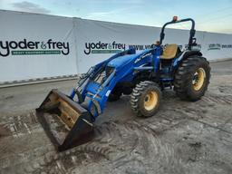 2006 New Holland TC55DA 4WD Tractor c/w Roll Bar, 3 Point Linkage, Front Lo