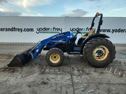 2006 New Holland TC55DA 4WD Tractor c/w Roll Bar, 3 Point Linkage, Front Lo