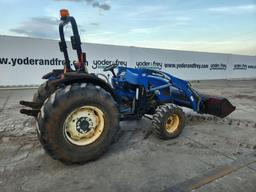 2006 New Holland TC55DA 4WD Tractor c/w Roll Bar, 3 Point Linkage, Front Lo