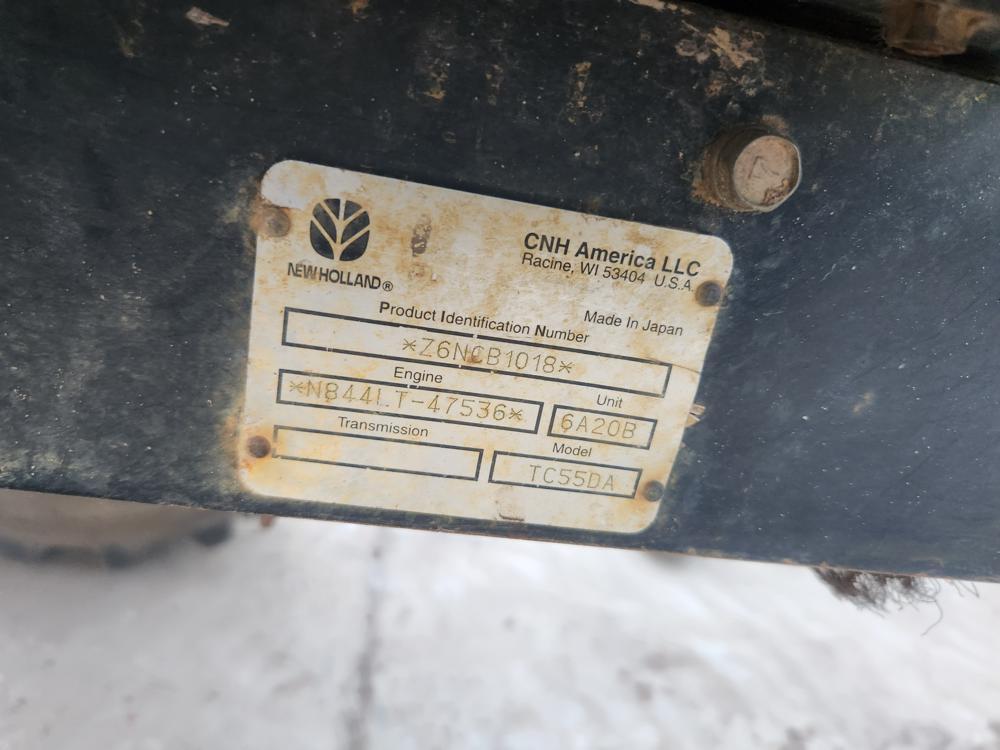 2006 New Holland TC55DA 4WD Tractor c/w Roll Bar, 3 Point Linkage, Front Lo